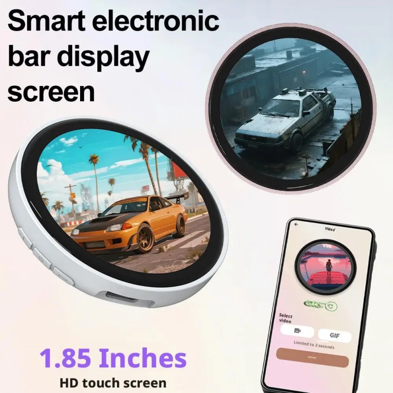 Modern Electronics Gadgets - Badge Elettronico Dinamico Anime - Display