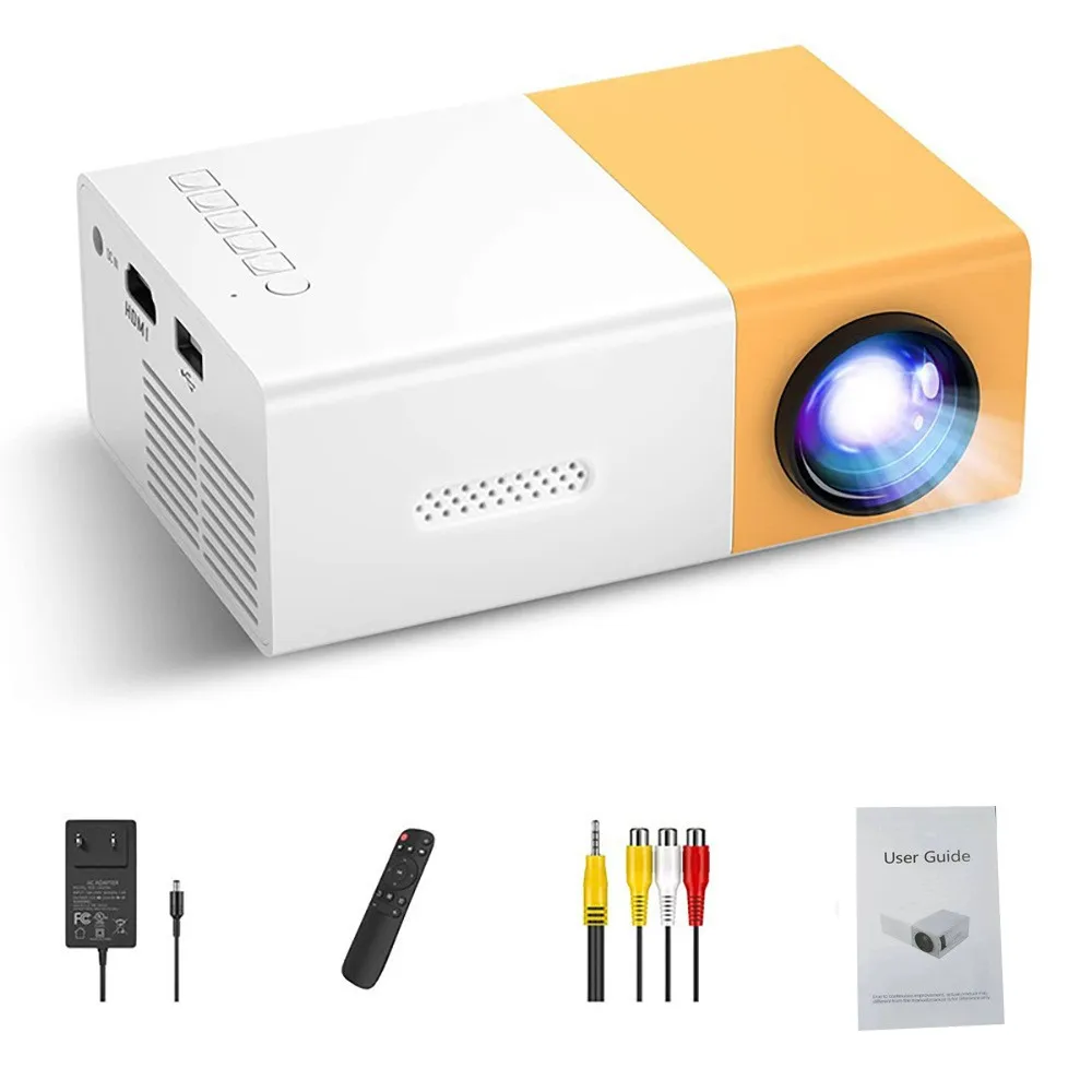 Mini Projector Portable - Proiettore TV Portatile 110V-220V, Schermo di