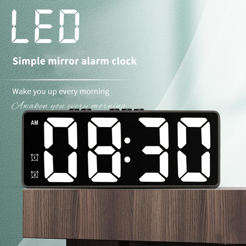 Modern Electronics Gadgets - Orologio da tavolo a specchio a