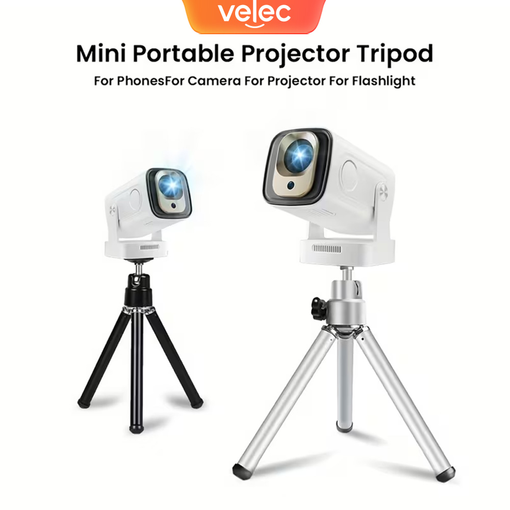 Mini Projector Portable - Mini Treppiede per Proiettore 360 °
