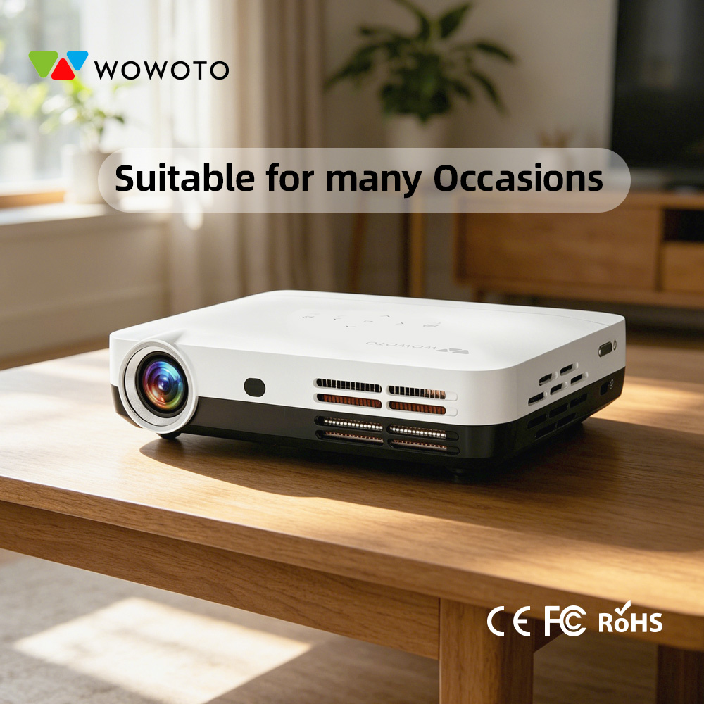Mini Projector Portable - WOWOTO Proiettore Portatile Mini Home Theater