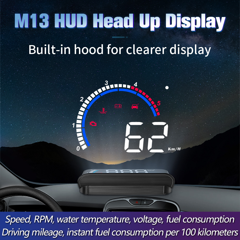 Mini Projector Portable - Proiettore di velocità OBD M13 per