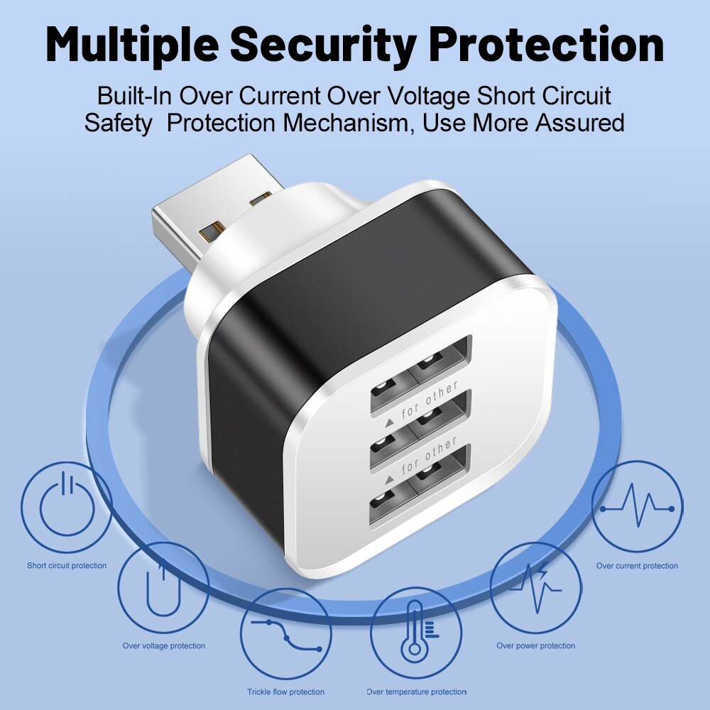 Adattatore USB a 3 Porte, USB  - Electronics Gadgets For Car recensione e prezzo