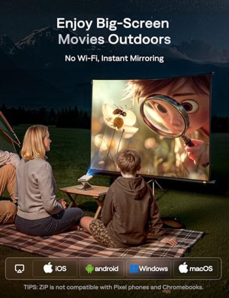 Yinzam ZIP Gold Proiettore Por - Mini Projector Portable recensione e prezzo