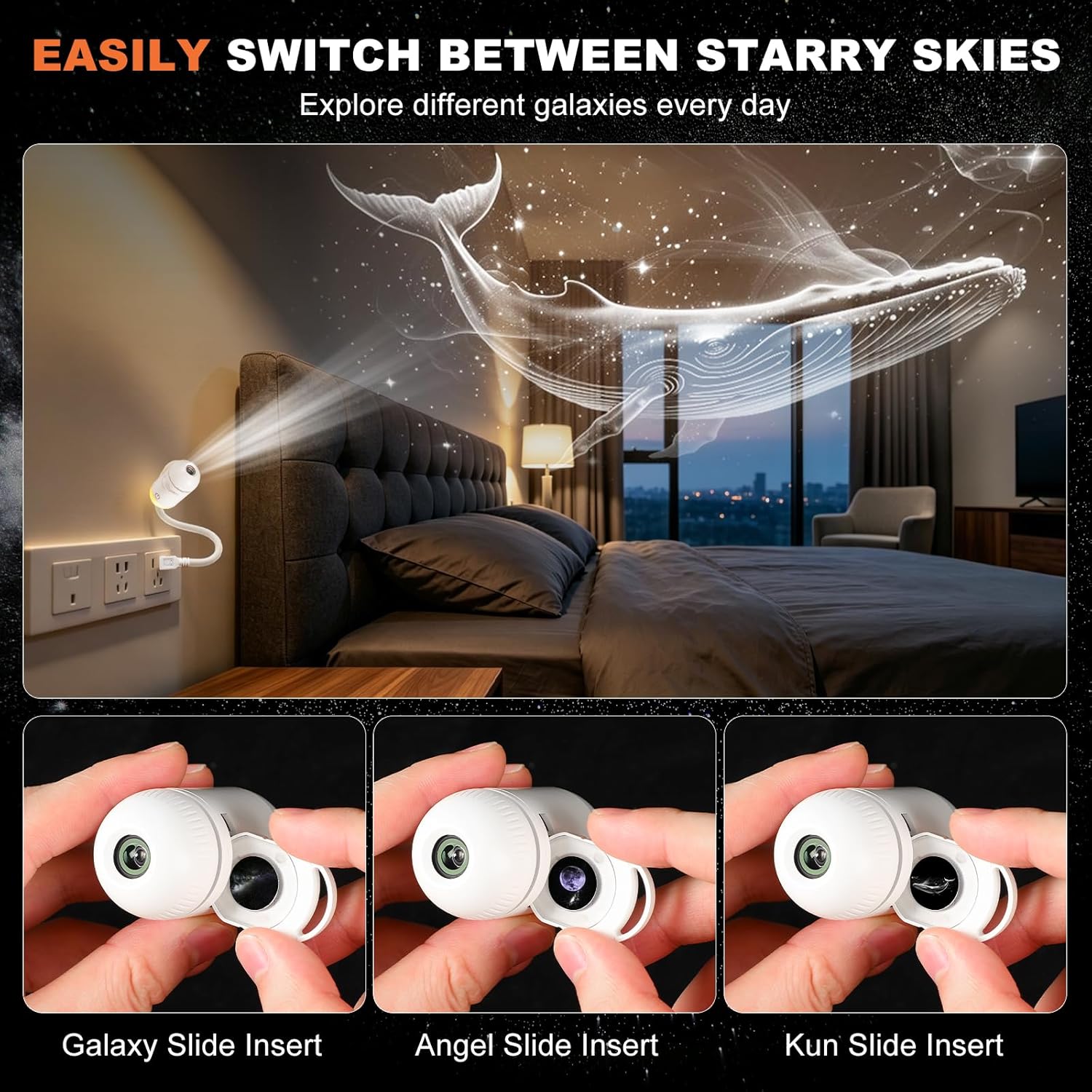 Proiettore Galassia 2-in-1 con - Mini Projector Portable recensione e prezzo