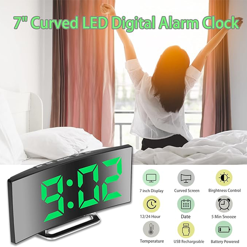 Sveglia digitale a LED Specchi - Modern Electronics Gadgets recensione e prezzo